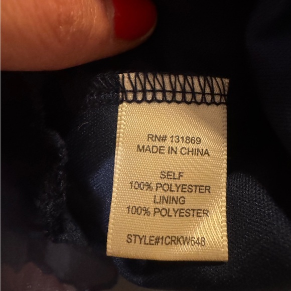 Thirty/Thirty Navy Blue Women's Top - Picture 4 of 6